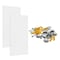 Triton Products (2) Round Hole Pegboards W/ Mounting Hardware, High Density Fiberboard, White, 24" W x 42" H x 1/4" D PEG2-WHT - alternate 1